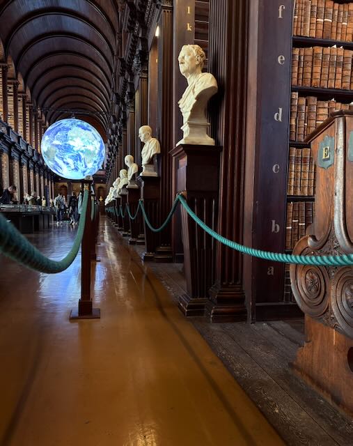 Biblioteca storica di Dublino visitata durante la mobilità Erasmus